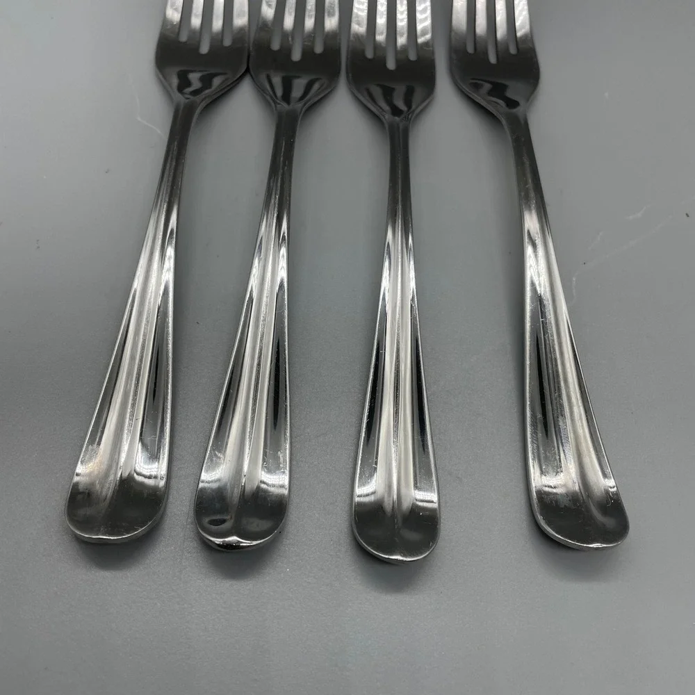 Dansk‎ Alsace Stainless Steel Salad Forks Set of 4 Alsace Design 7.25